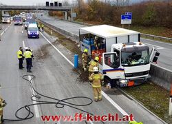 Verkehrsunfall mit Gefahrengut-LKW