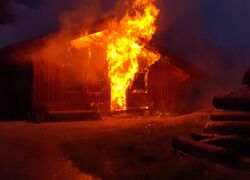 // EINSATZ // BRAND Landwirtschaftliches Nebengebäude