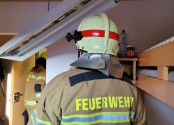 Brand Zimmer - starke Rauchentwicklung