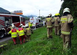 // EINSATZ // Verkehrsunfall auf der A10