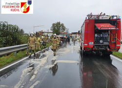 Verkehrsunfall Abfahrt A10